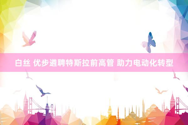 白丝 优步遴聘特斯拉前高管 助力电动化转型