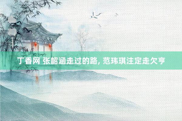 丁香网 张韶涵走过的路, 范玮琪注定走欠亨